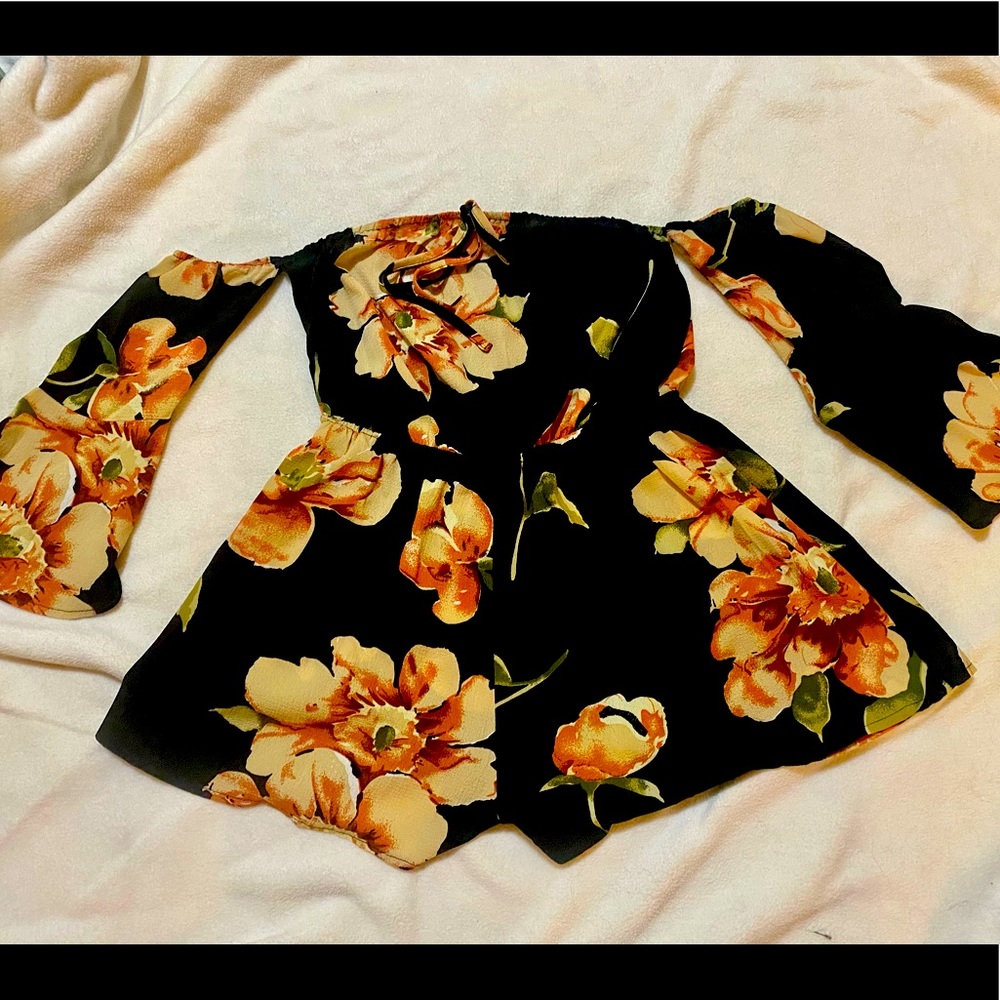 Off the shoulder romper